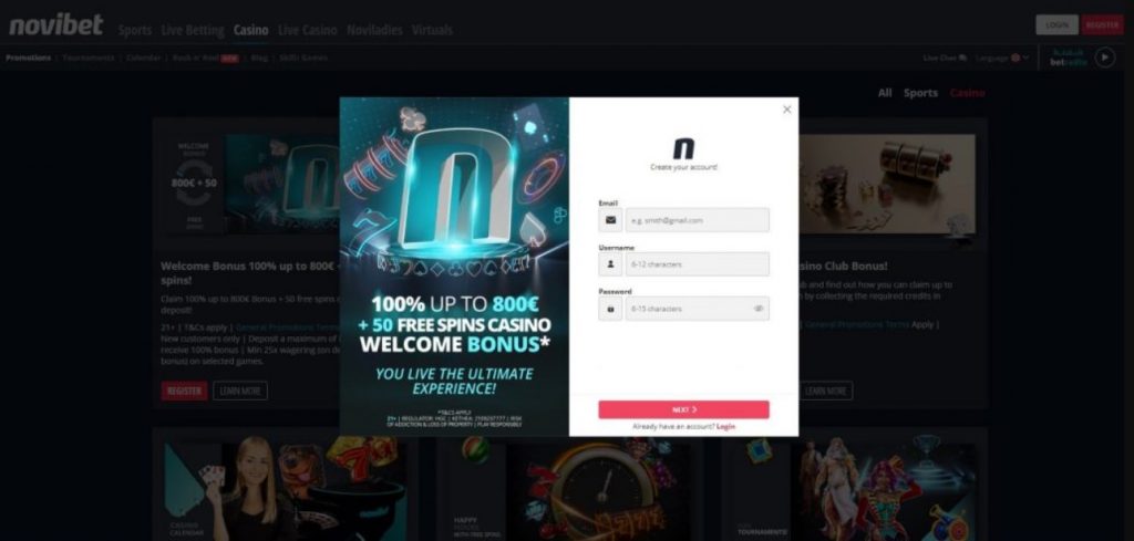 Novibet Casino review 2